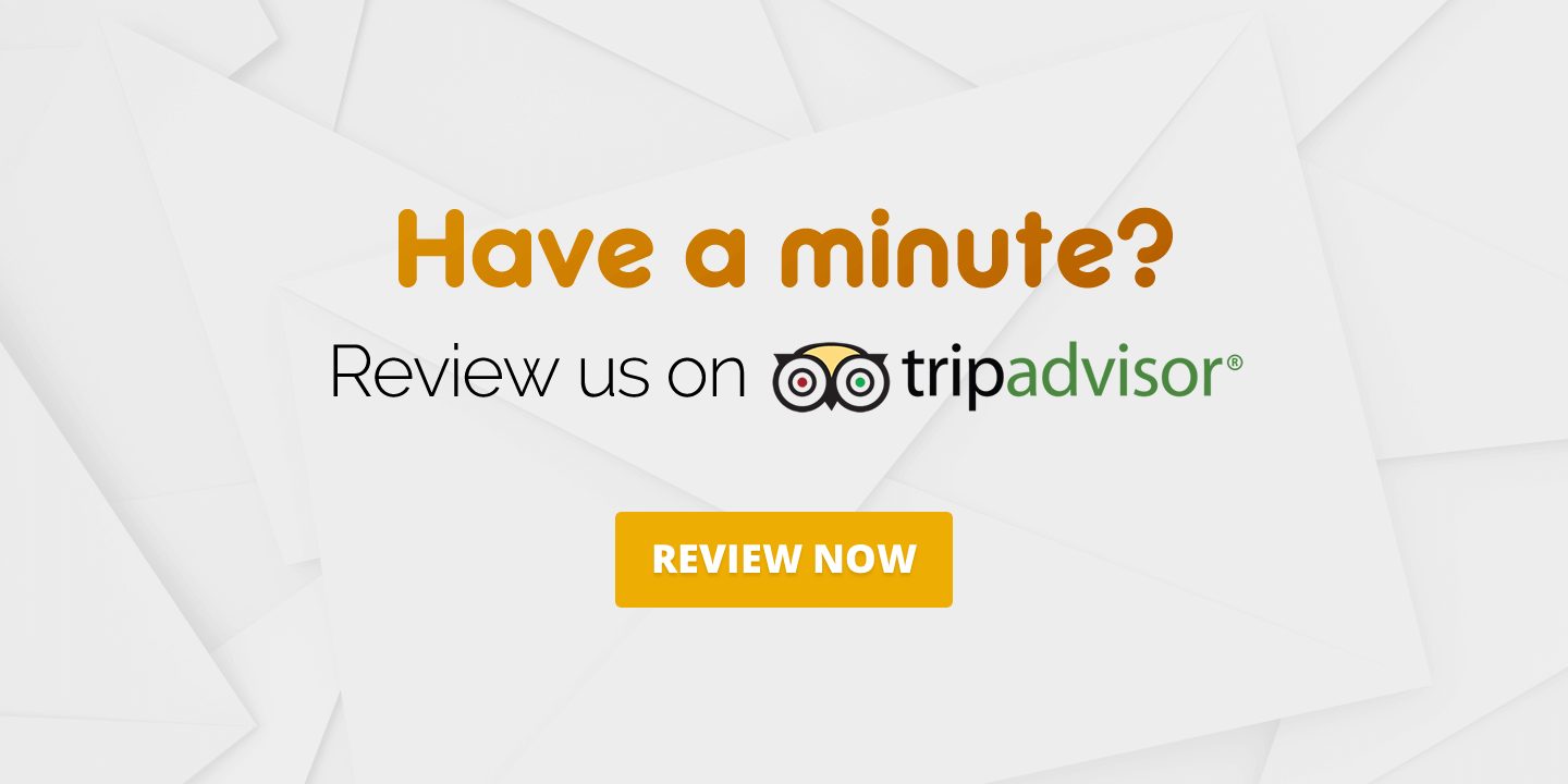 Review us on TripAdvisor and help us improve!